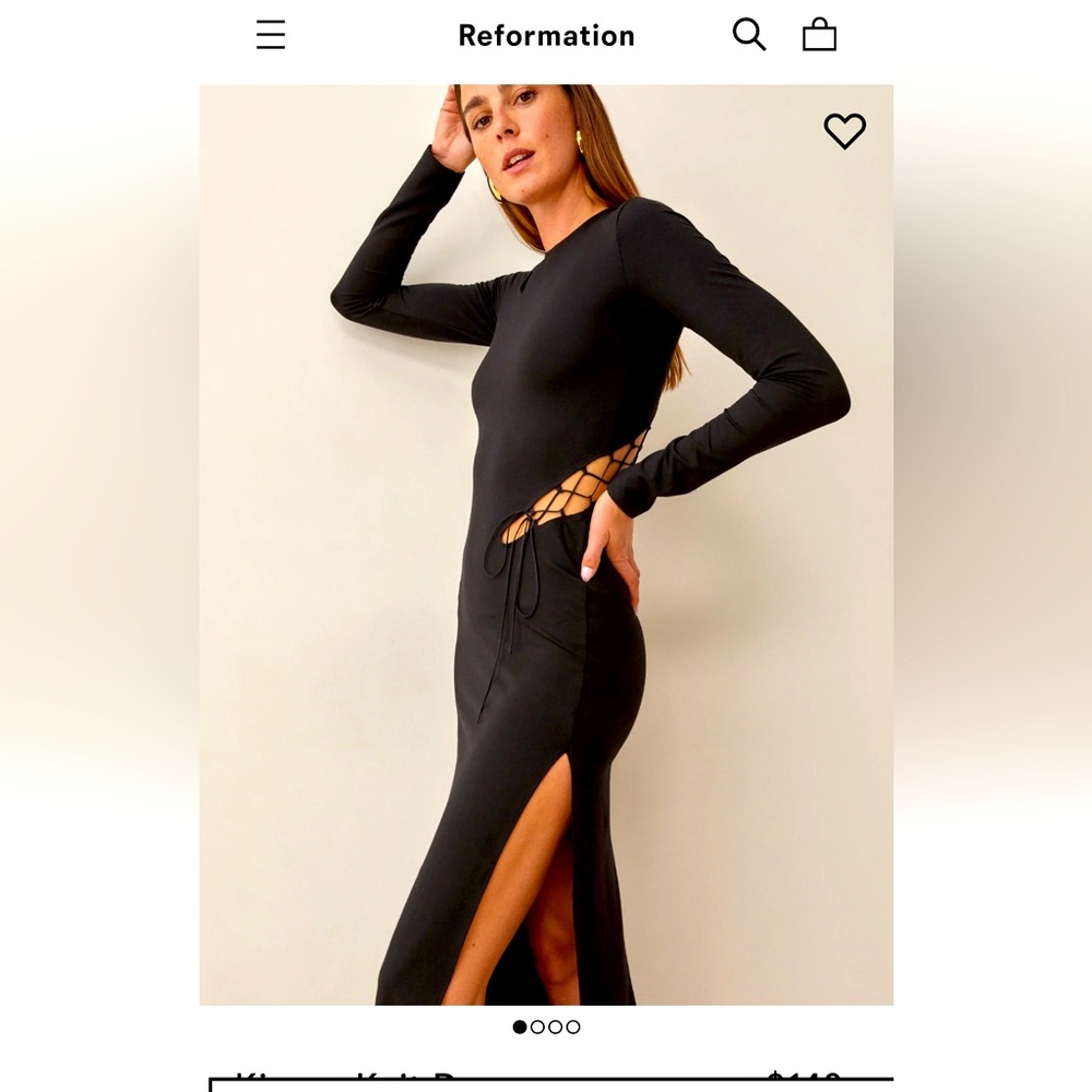 Reformation Kinsey Knit Dress